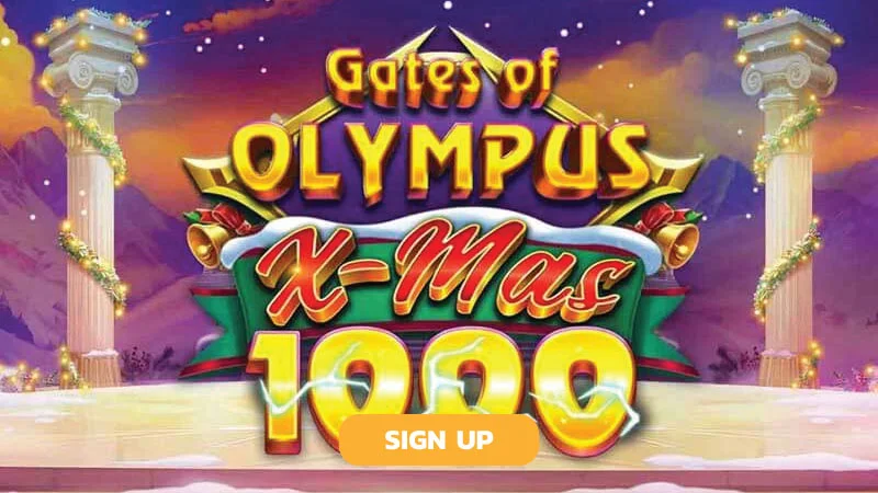 Слот Gates of Olympus Xmas 1000 на екрані онлайн-казино